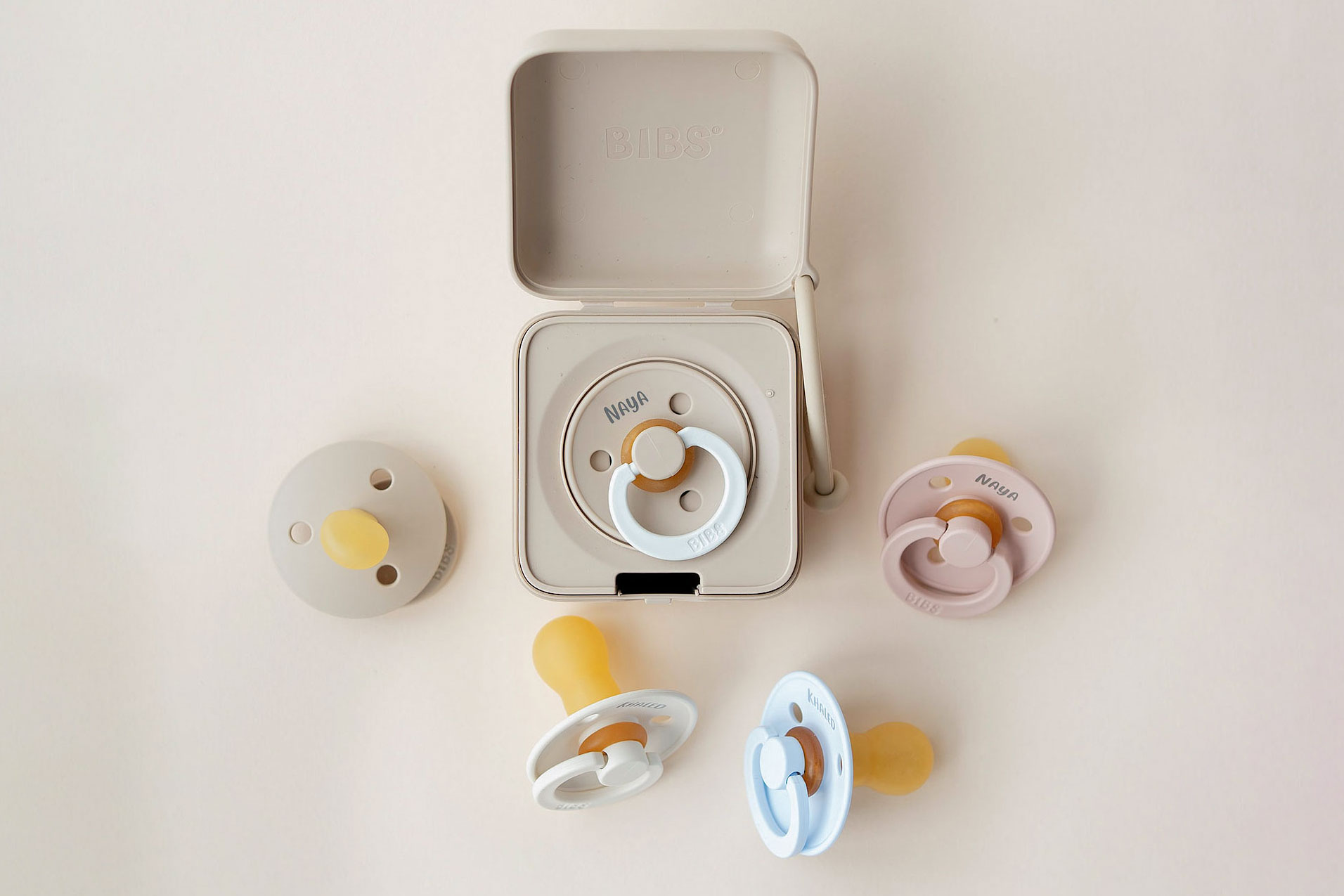 bibs colour pacifiers