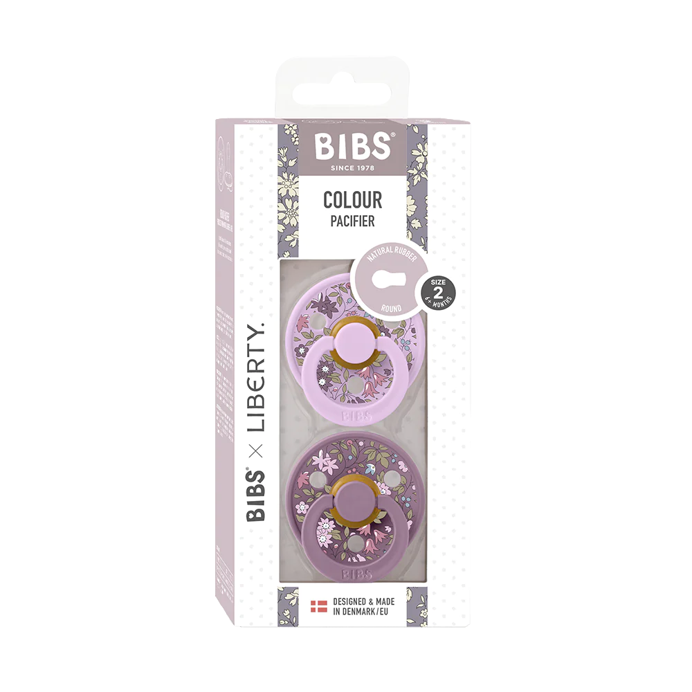 Eloise Latex Blush Mix BIBS x LIBERTY Colour Latex Pacifiers - 2 Pack by BIBS sold by Just Børn