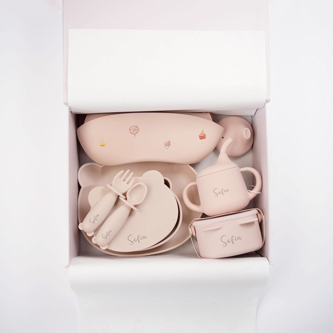 JBØRN Baby Weaning Essentials Gift Box | Personalisable