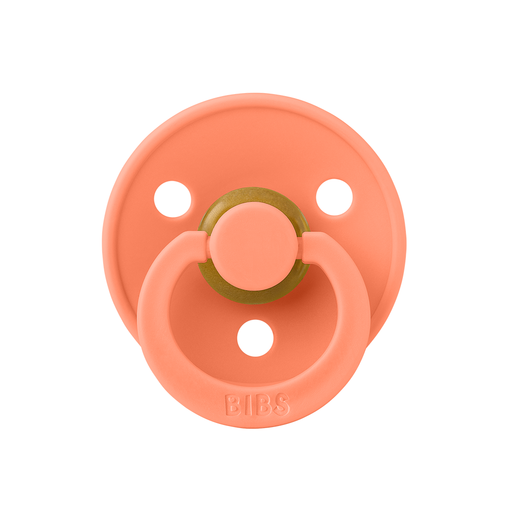 BIBS Colour Natural Rubber Latex Pacifiers (Size 1 & 2)