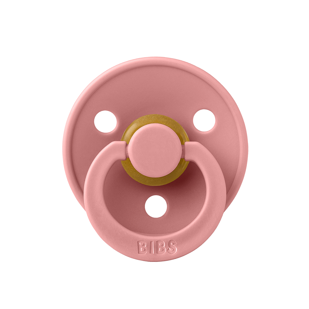 Dusty Pink BIBS Colour Pacifier Size 1 (0-6 months) by BIBS sold by Just Børn