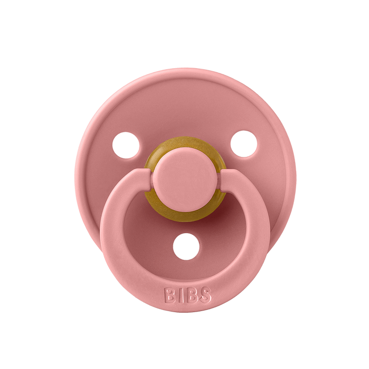 Dusty Pink BIBS Colour Pacifier Size 1 (0-6 months) by BIBS sold by Just Børn