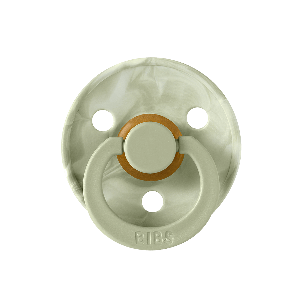 Ivory BIBS Colour Pacifier Size 1 (0-6 months) by BIBS sold by Just Børn