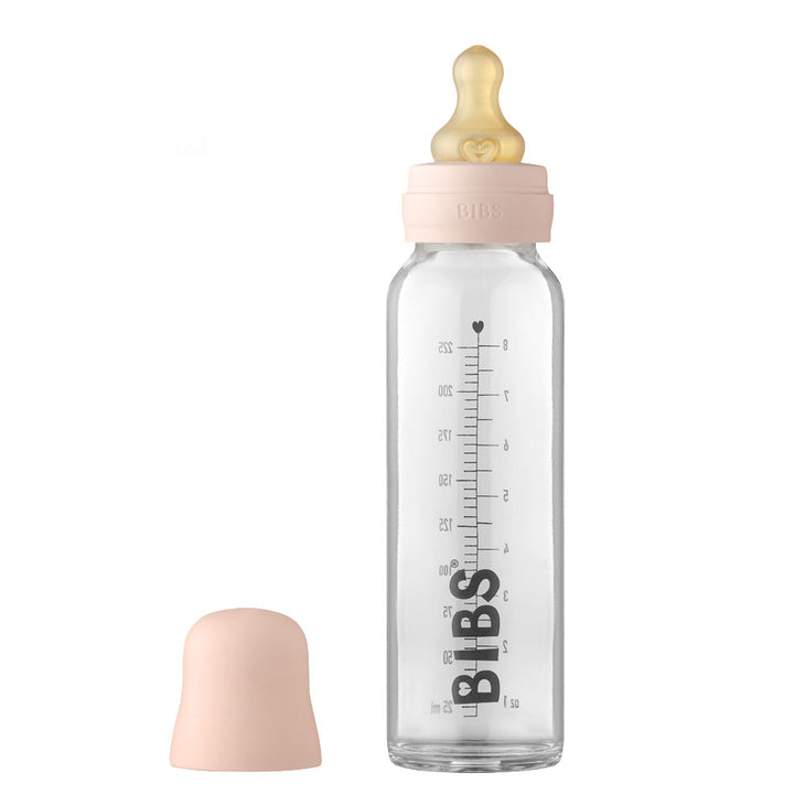 Blush BIBS Baby Glass Bottle Complete Set by BIBS sold by Just Børn