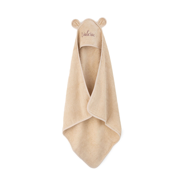 Blush JBØRN Organic Cotton Baby Hooded Towel with Ears by Just Børn sold by Just Børn