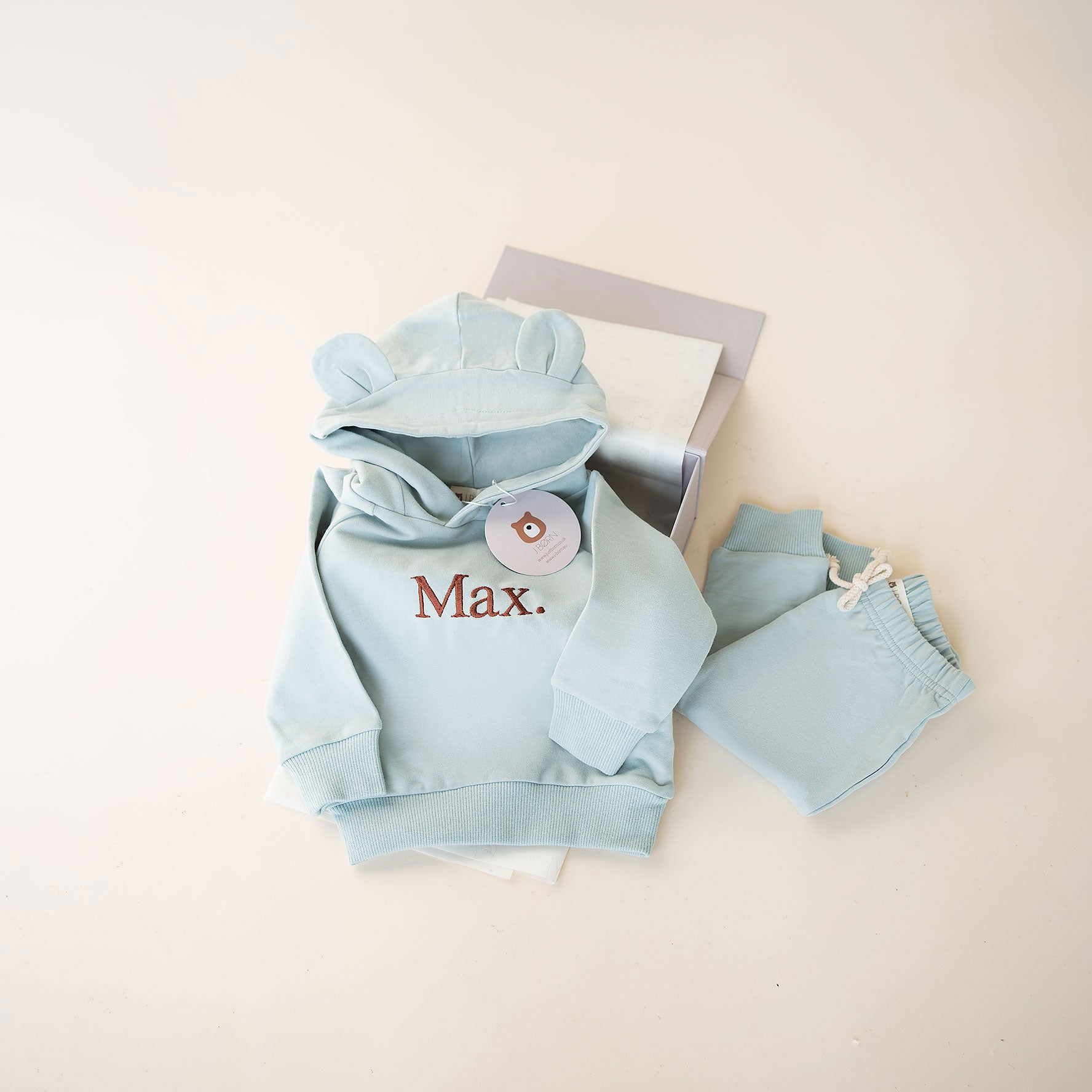 JBØRN Gift Set Organic Cotton Baby Hoodie Joggers Set to buy