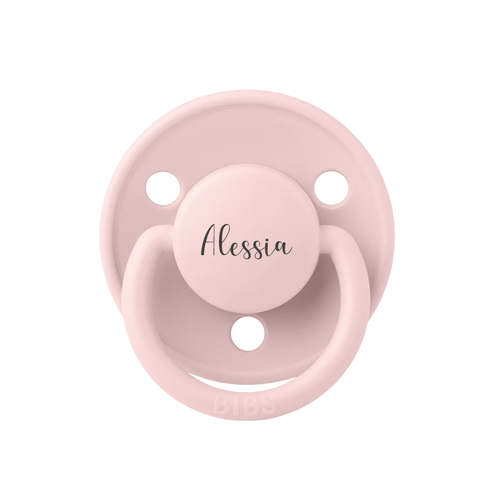 Blossom BIBS De Lux Natural Rubber Latex Pacifiers | Personalised by BIBS sold by Just Børn