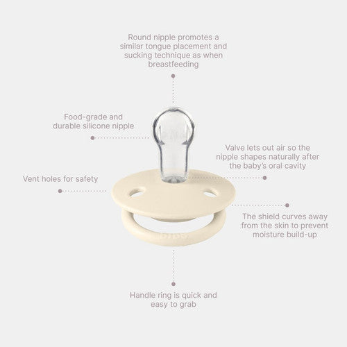 BIBS x LIBERTY De Lux One Size Silicone Pacifiers - 2 Pack - Personalisable Baby Products Sold and Personalised by JustBørn