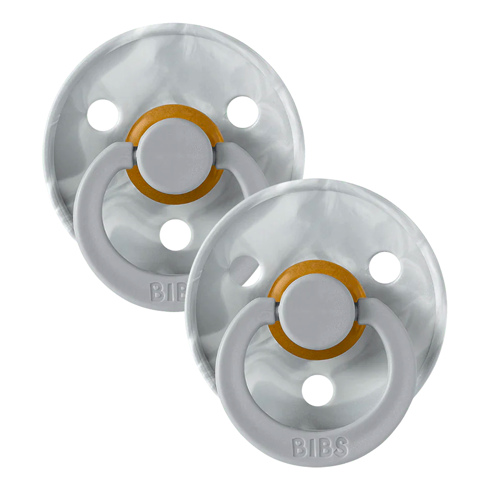 undefined Pack of 2 BIBS Colour Latex Pacifiers 0-6 Months | Size 1 by BIBS sold by Just Børn