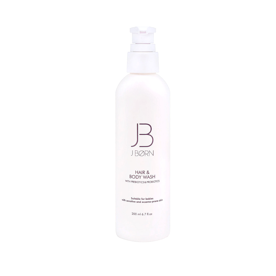 JBØRN Baby Shampoo & Body Wash for Sensitive Skin - Personalisable Baby Products Sold and Personalised by JustBørn