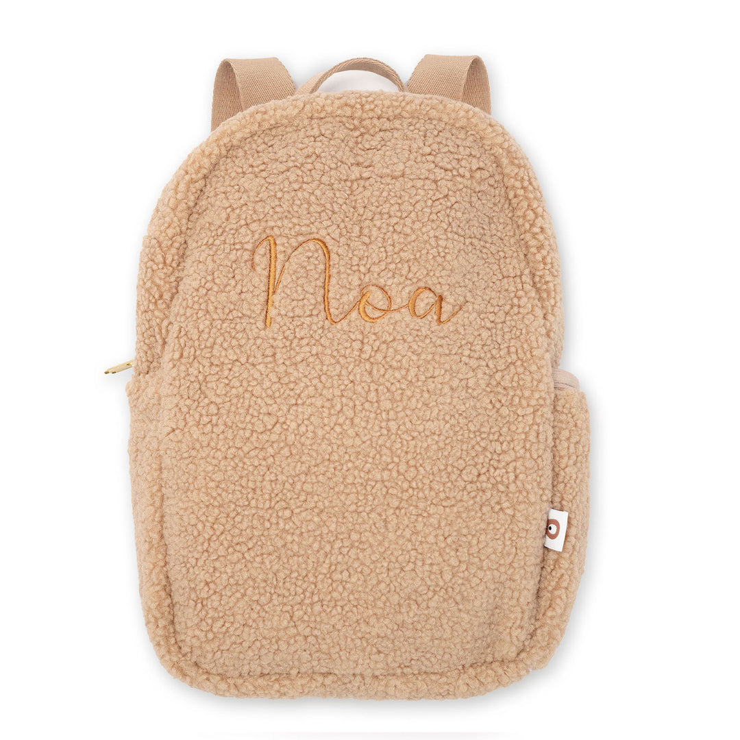 JBØRN Teddy Kids Backpack with Chest Strap | Personalisable Teddy Tan - Personalisable Baby Products Sold and Personalised by JustBørn