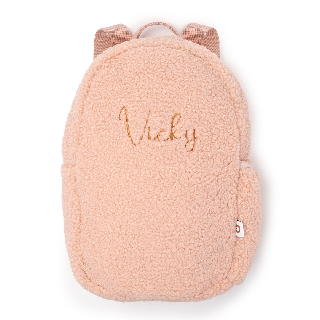 JBØRN Teddy Kids Backpack with Chest Strap | Personalisable Teddy Blush Yes - Personalisable Baby Products Sold and Personalised by JustBørn