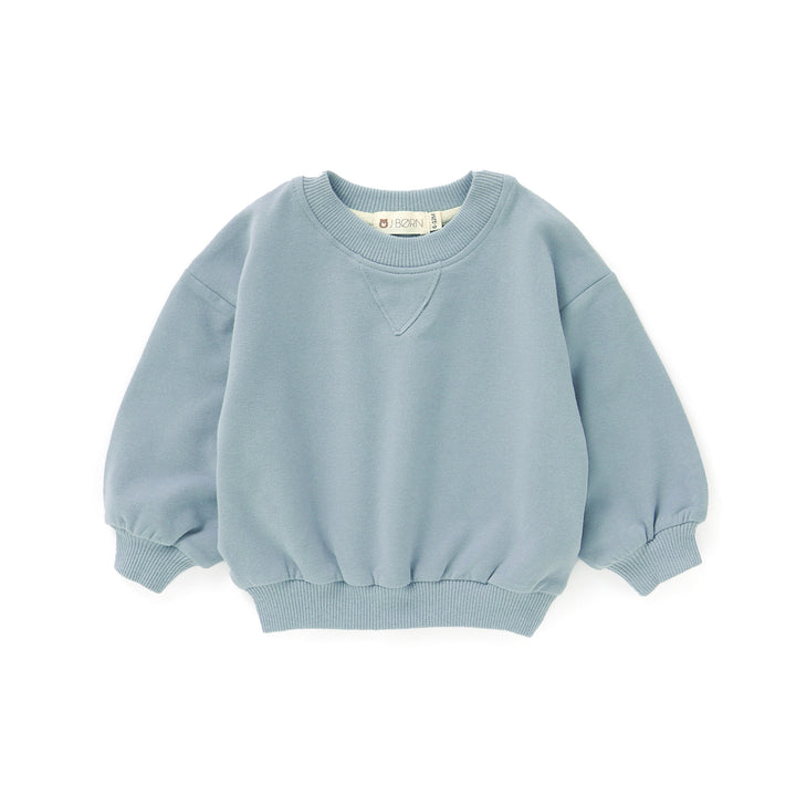 Stone Blue JBØRN Organic Cotton Sweater by Just Børn sold by Just Børn