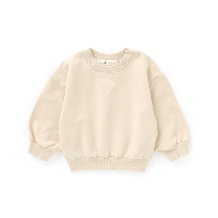Oatmeal JBØRN Organic Cotton Sweater by Just Børn sold by Just Børn