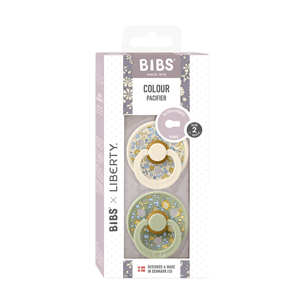 BIBS x LIBERTY Colour Latex Pacifiers - 2 Pack - Personalisable Baby Products Sold and Personalised by JustBørn