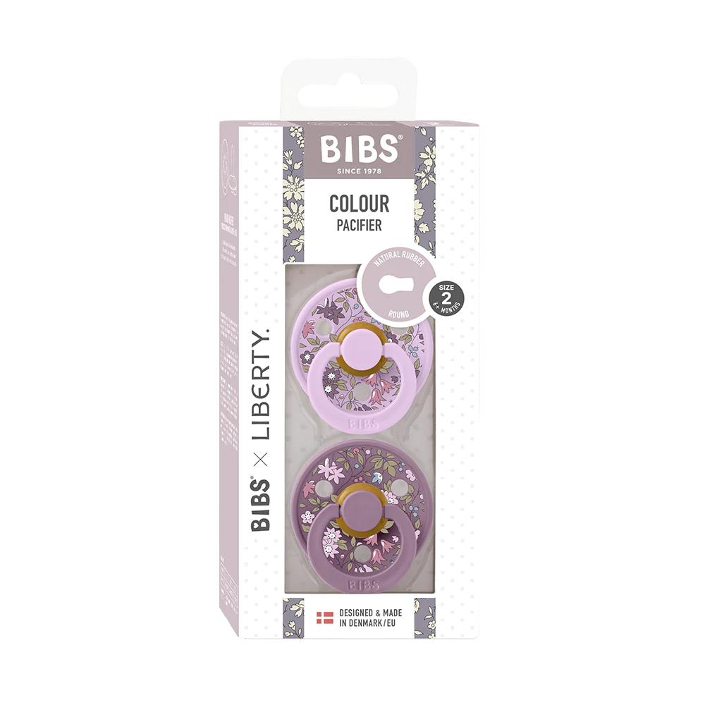 BIBS x LIBERTY Colour Latex Pacifiers - 2 Pack - Personalisable Baby Products Sold and Personalised by JustBørn