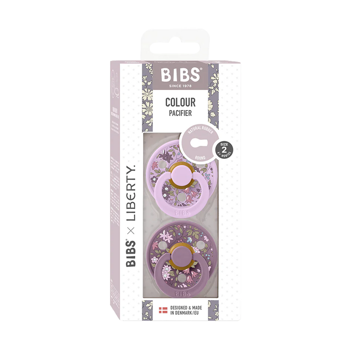 BIBS x LIBERTY Colour Latex Pacifiers - 2 Pack - Personalisable Baby Products Sold and Personalised by JustBørn