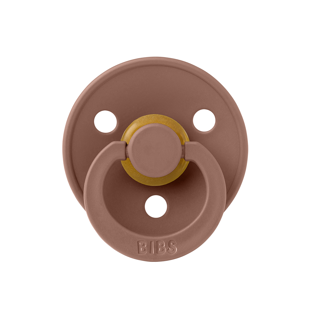 Woodchuck BIBS Colour Natural Rubber Latex Pacifiers (Size 1 & 2) by BIBS sold by Just Børn
