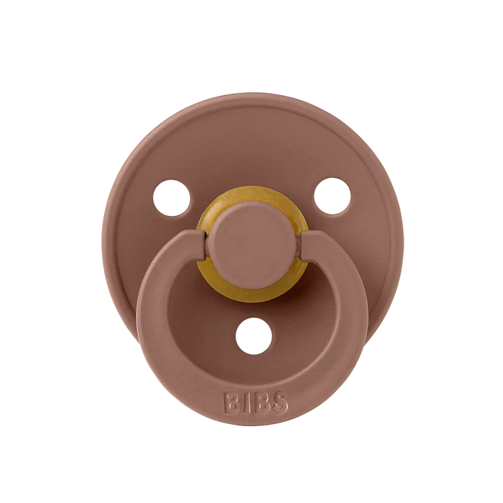 Woodchuck BIBS Colour Natural Rubber Latex Pacifiers (Size 3) | Personalisable by BIBS sold by Just Børn