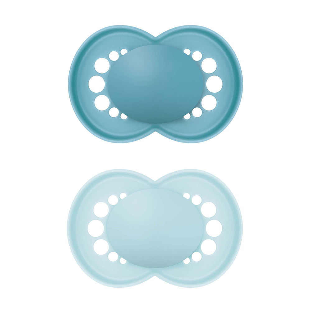 MAM Original Soother 16+ Months Teal Blue & Baby Blue No - Personalisable Baby Products Sold and Personalised by JustBørn
