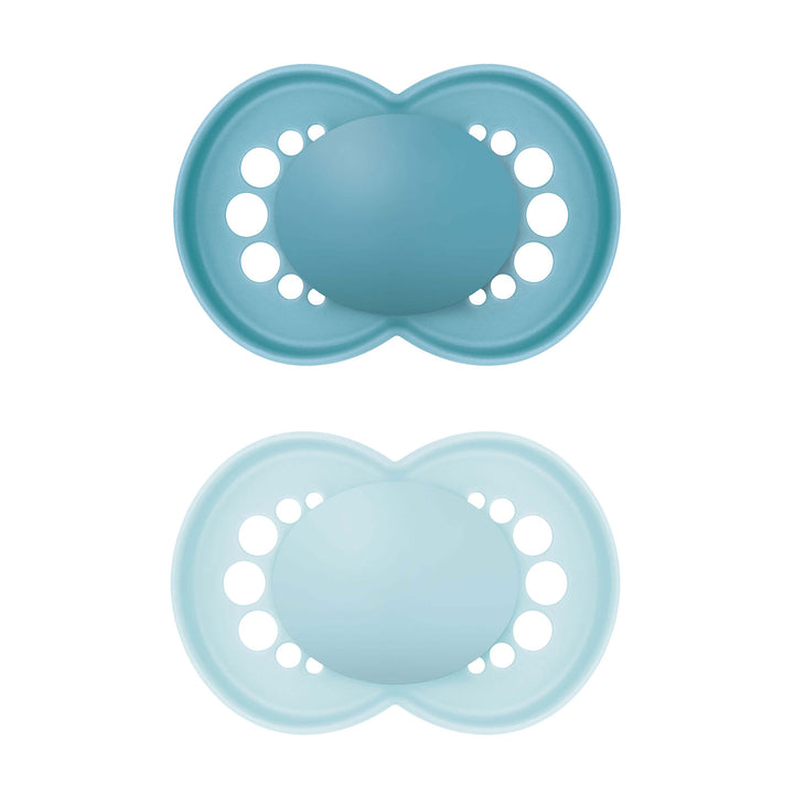 MAM Original Soother 16+ Months Teal Blue & Baby Blue No - Personalisable Baby Products Sold and Personalised by JustBørn