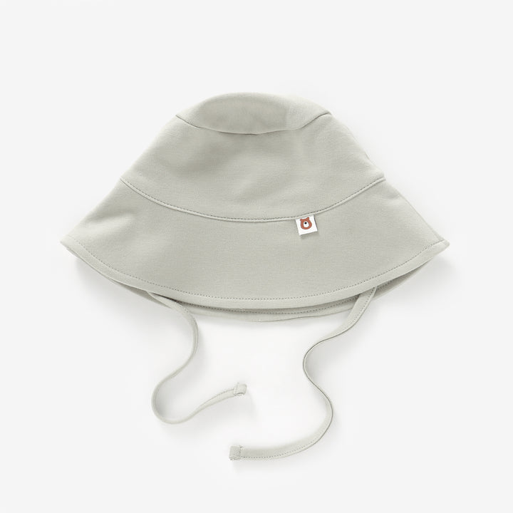Greige JBØRN Organic Cotton Baby Sun Hat by Just Børn sold by Just Børn