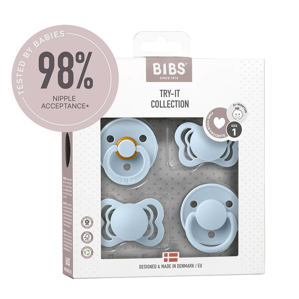 BIBS Pacifiers - Try-It Collection