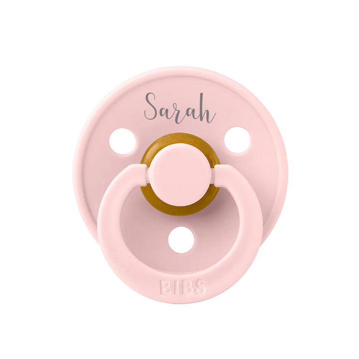 Blossom BIBS Colour Natural Rubber Latex Pacifiers (Size 1 & 2) | Personalised by BIBS sold by Just Børn