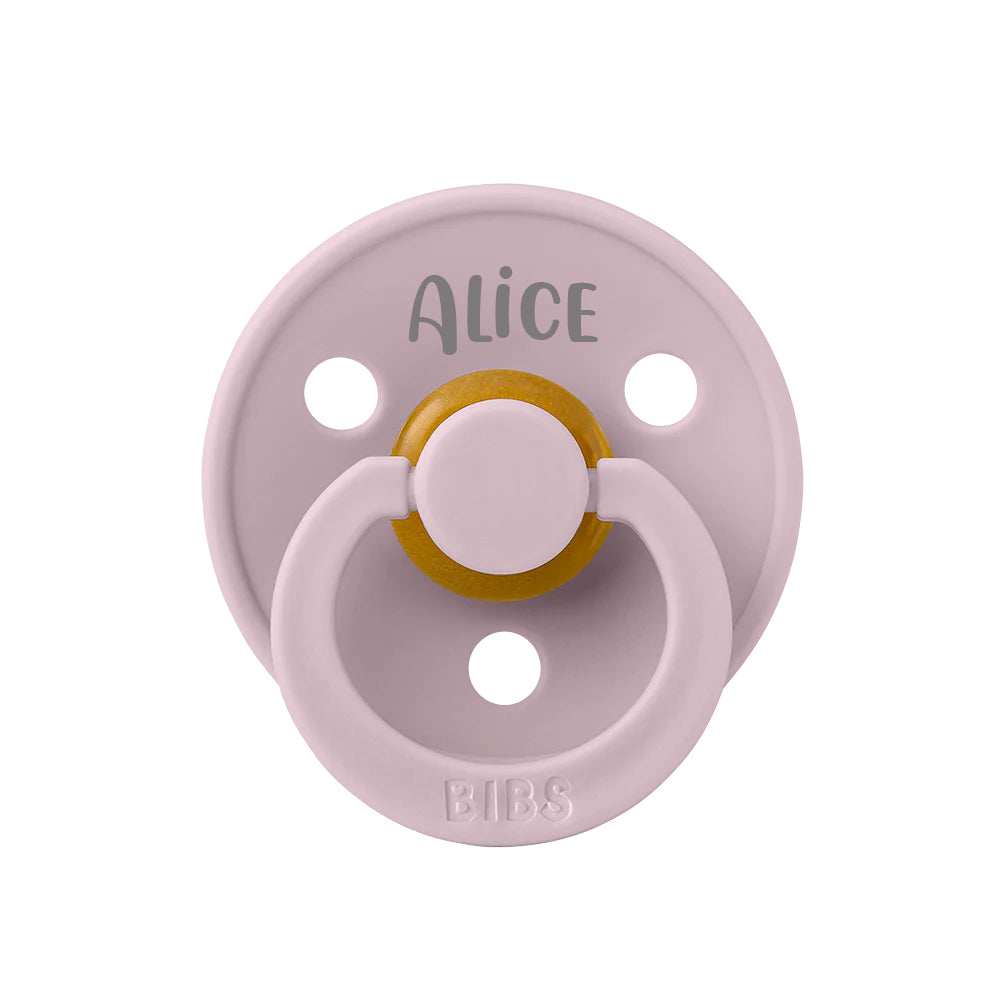 Dusky Lilac BIBS Colour Pacifiers | Personalised by BIBS sold by Just Børn