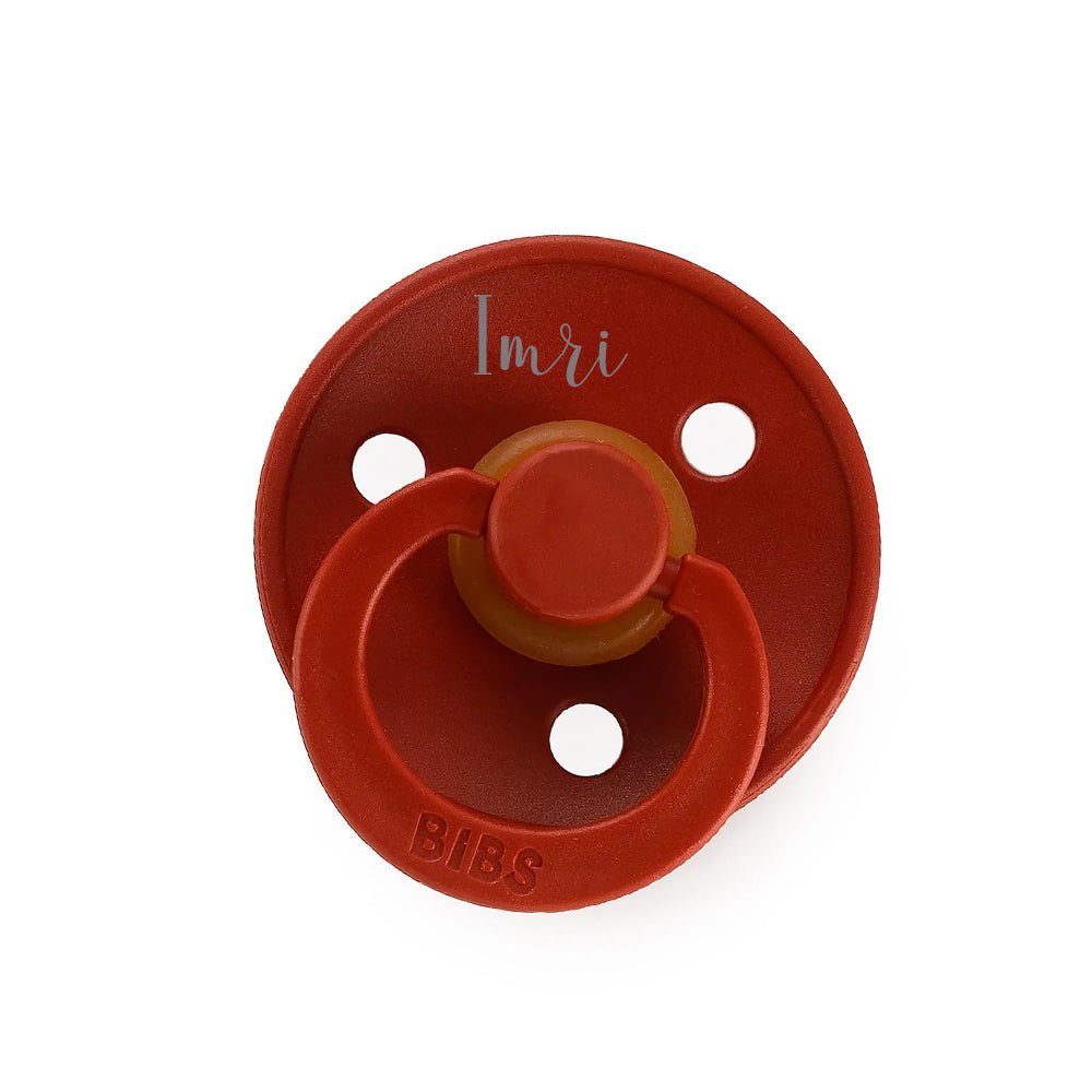 Rust BIBS Colour Pacifiers | Personalised by BIBS sold by Just Børn