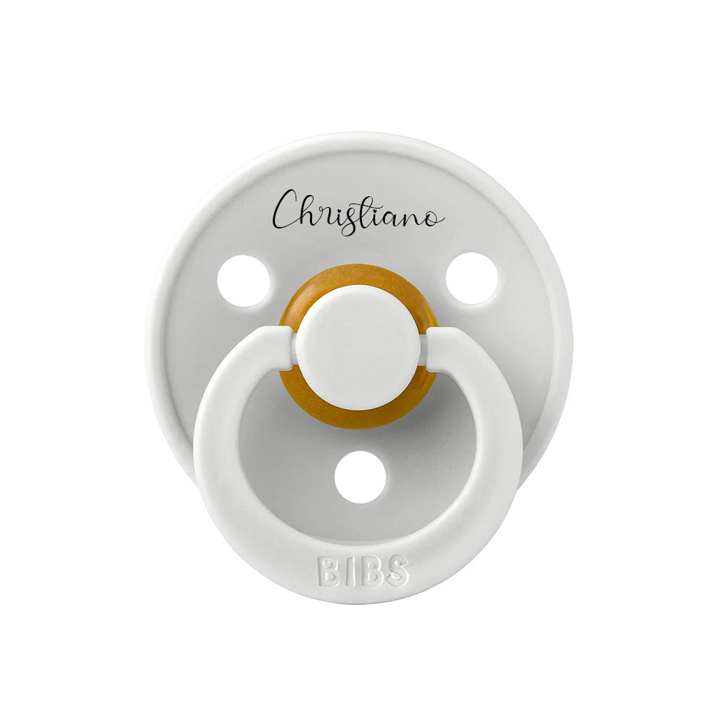 BIBS Colour Natural Rubber Latex Pacifiers (Size 1 & 2) | Personalised Haze - Personalisable Baby Products Sold and Personalised by JustBørn
