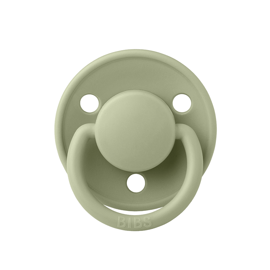 BIBS De Lux Natural Rubber Latex Pacifiers | Sale Sage - Personalisable Baby Products Sold and Personalised by JustBørn