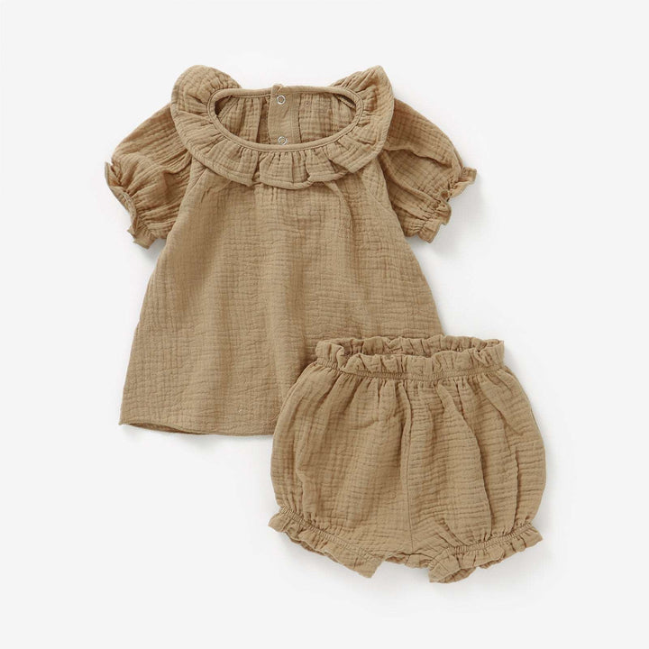 JBørn - Organic Cotton Muslin Baby Girl Outfit