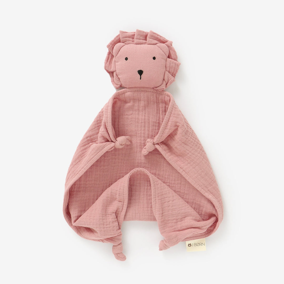 Powder Blush Muslin JBØRN Organic Cotton Lion Comforter by Just Børn sold by Just Børn