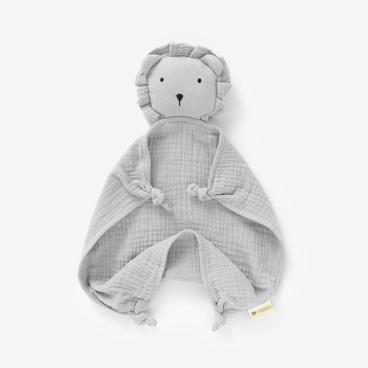 JBØRN Organic Cotton Lion Comforter Cloud Muslin - Personalisable Baby Products Sold and Personalised by JustBørn