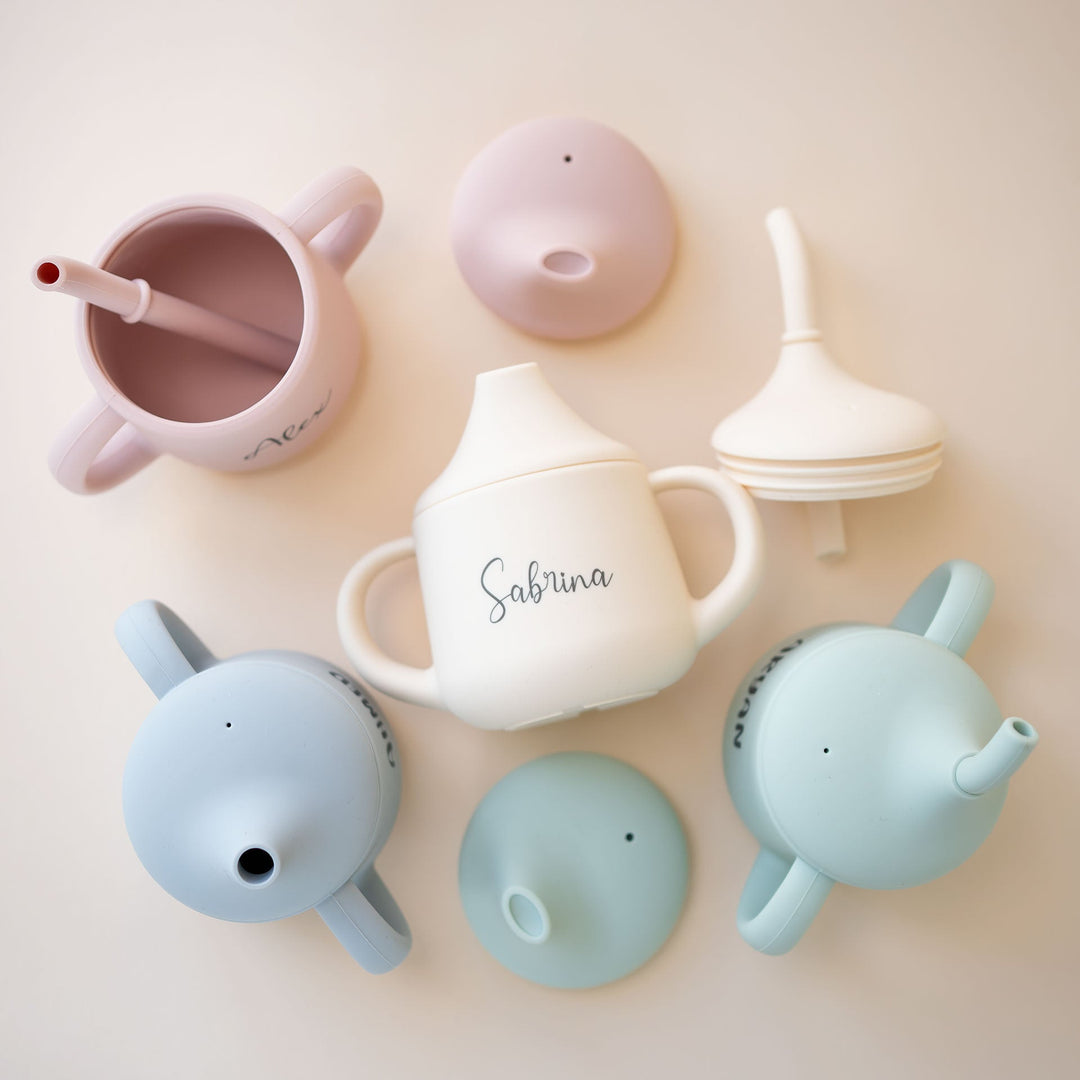 JBØRN 3-in-1 Drinking Sippy Cup - Personalisable Baby Products Sold and Personalised by JustBørn