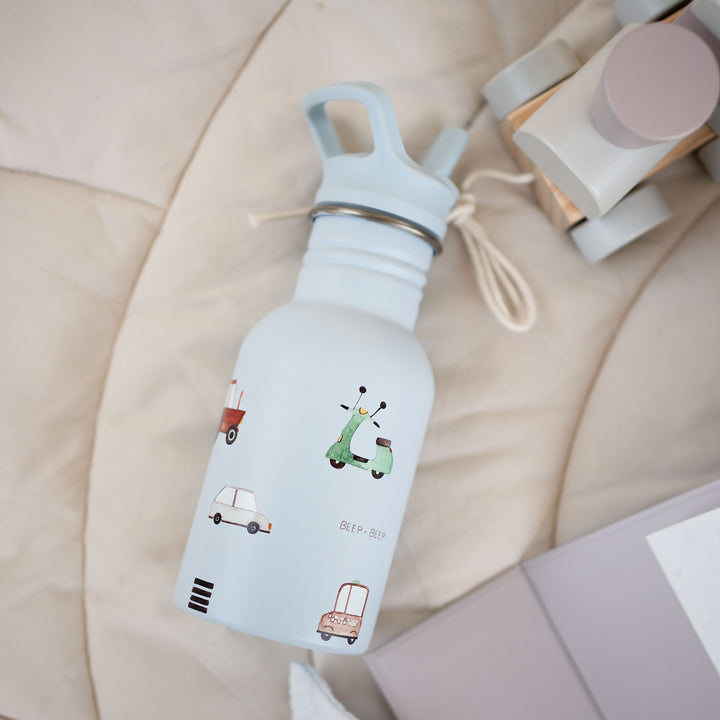 JBØRN Personalised Stainless Steel Kids Water Bottle - Personalisable Baby Products Sold and Personalised by JustBørn