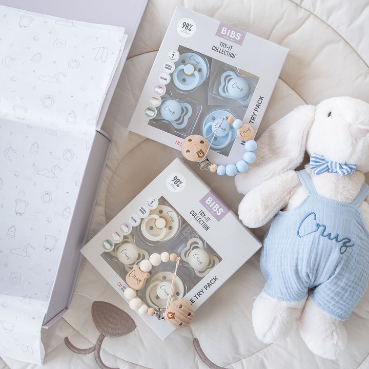 JBØRN Bear Pacifier Clip | Personalised - Personalisable Baby Products Sold and Personalised by JustBørn