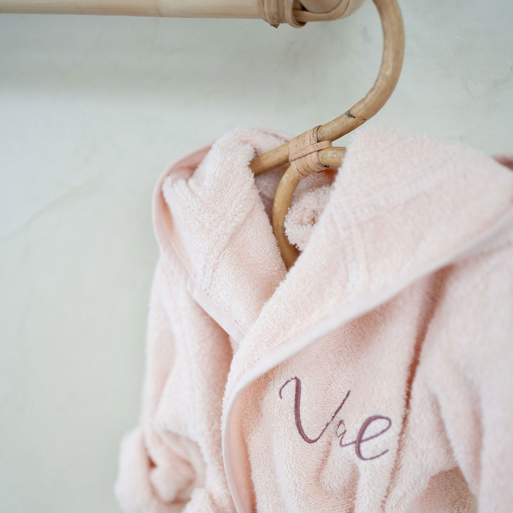 JBØRN Baby Gift Set | Organic Cotton Bath Robe & Hair Brush Set - Personalisable Baby Products Sold and Personalised by JustBørn