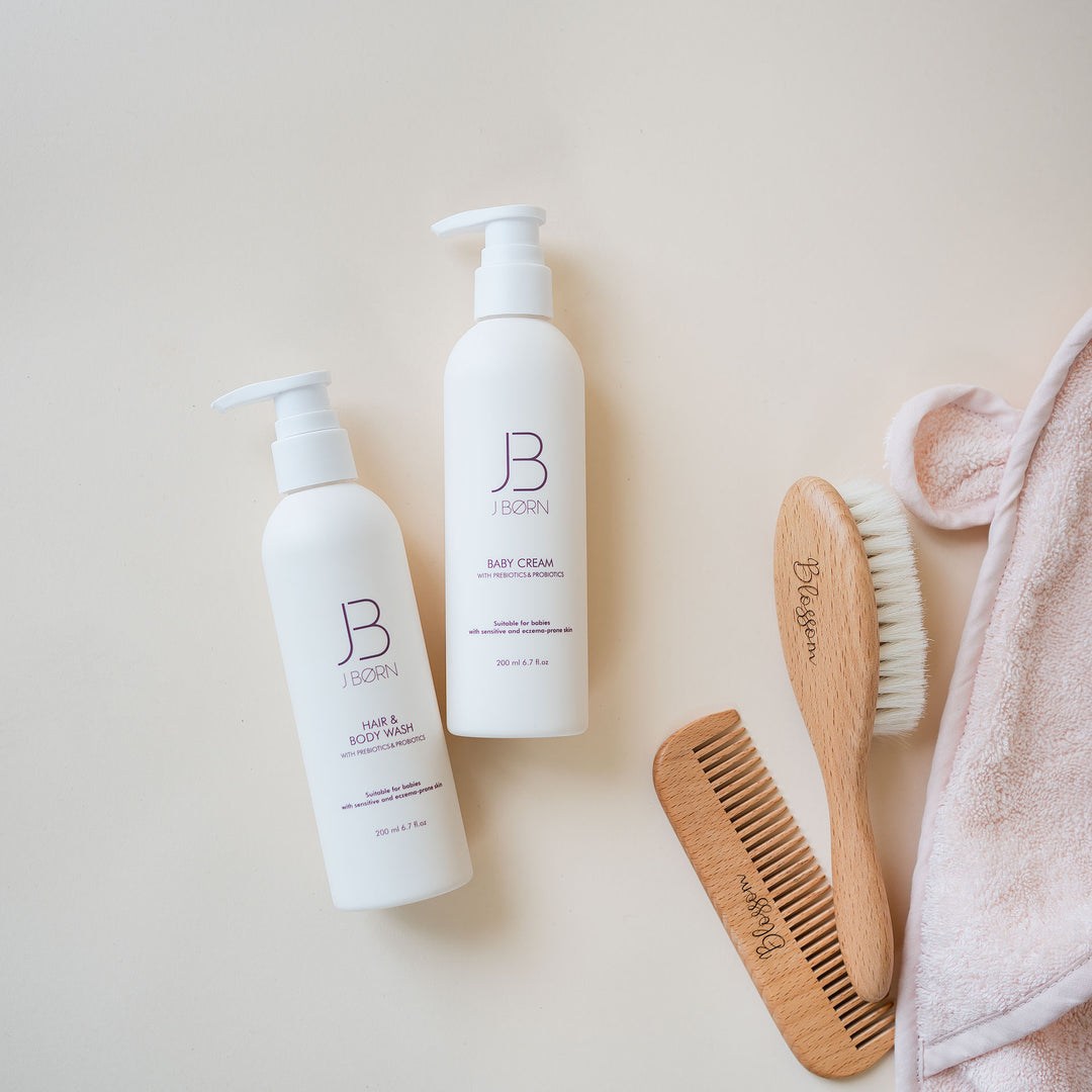JBØRN Microbiome-Friendly Baby Cream | Fragrance-Free | With Calendula & Oatmeal Extract - Personalisable Baby Products Sold and Personalised by JustBørn