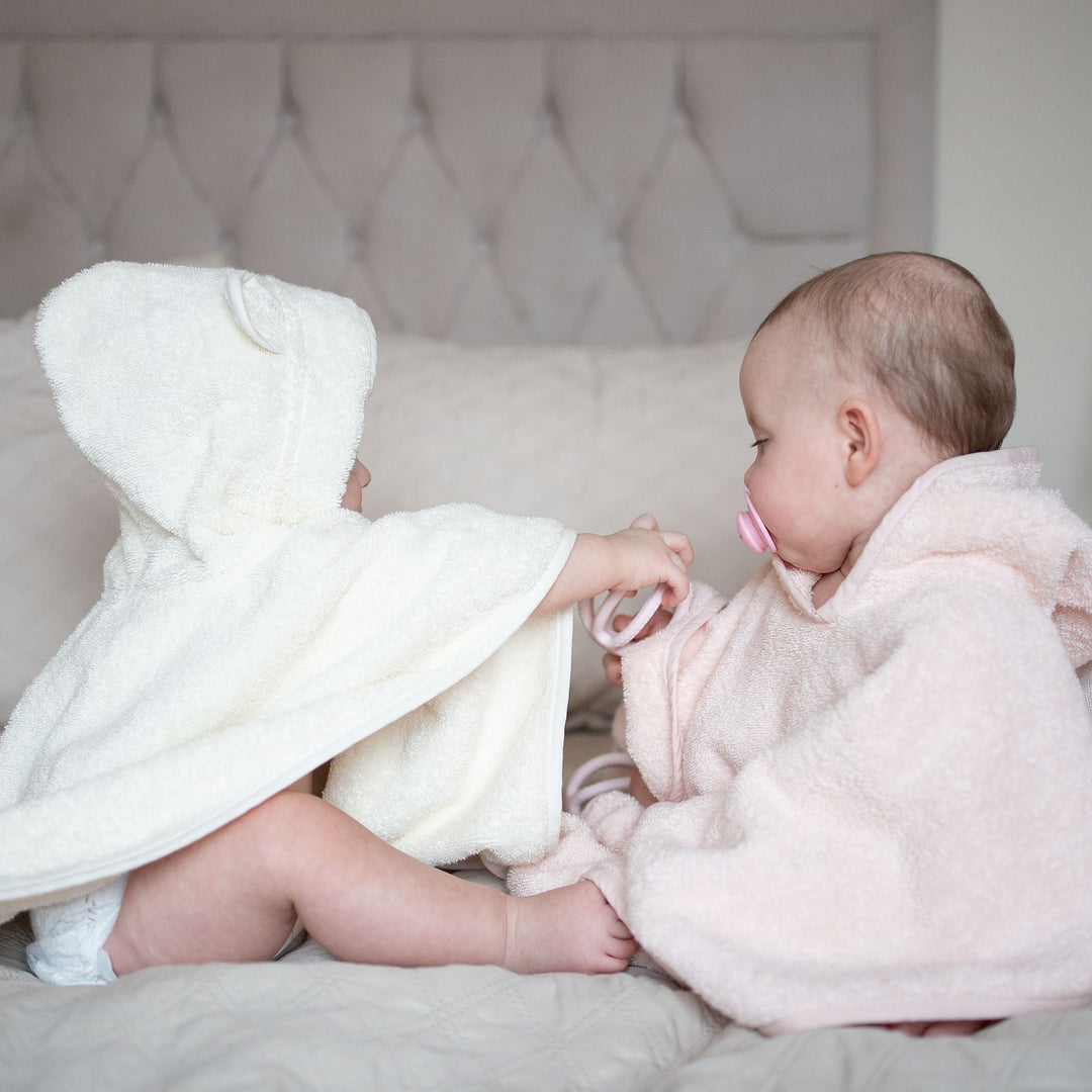 JBØRN Organic Cotton Hooded Poncho | 6 Months Up To 2 Years - Personalisable Baby Products Sold and Personalised by JustBørn
