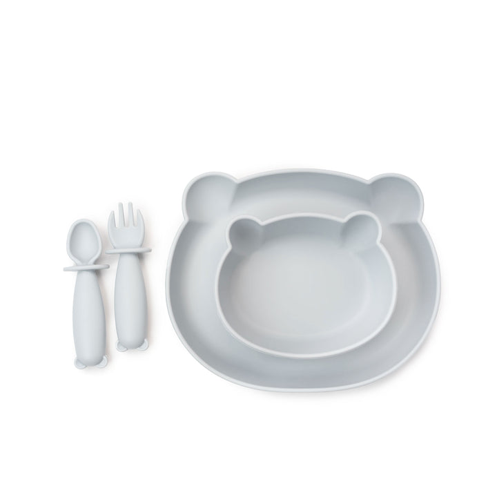 JBØRN Baby Meal Time Set | Weaning Set | Personalisable Cloud No - Personalisable Baby Products Sold and Personalised by JustBørn