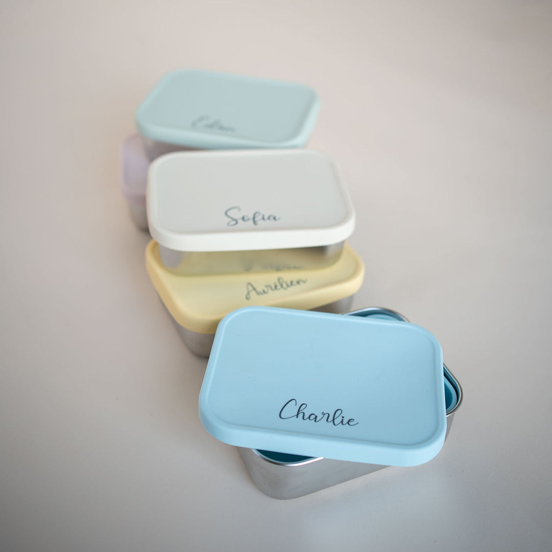 JBØRN Personalised Water Bottle & Lunch Box Set - Personalisable Baby Products Sold and Personalised by JustBørn