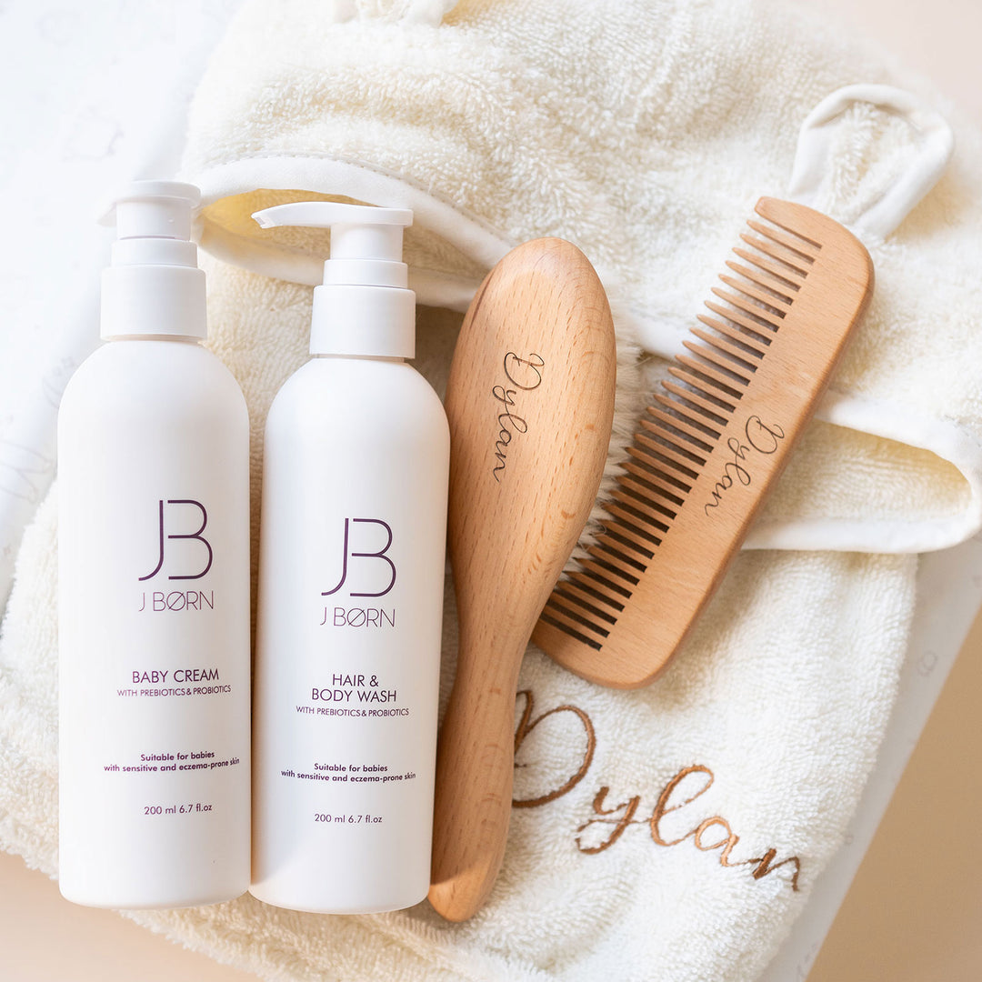 JBØRN Microbiome-Friendly Baby Cream | Fragrance-Free | With Calendula & Oatmeal Extract - Personalisable Baby Products Sold and Personalised by JustBørn