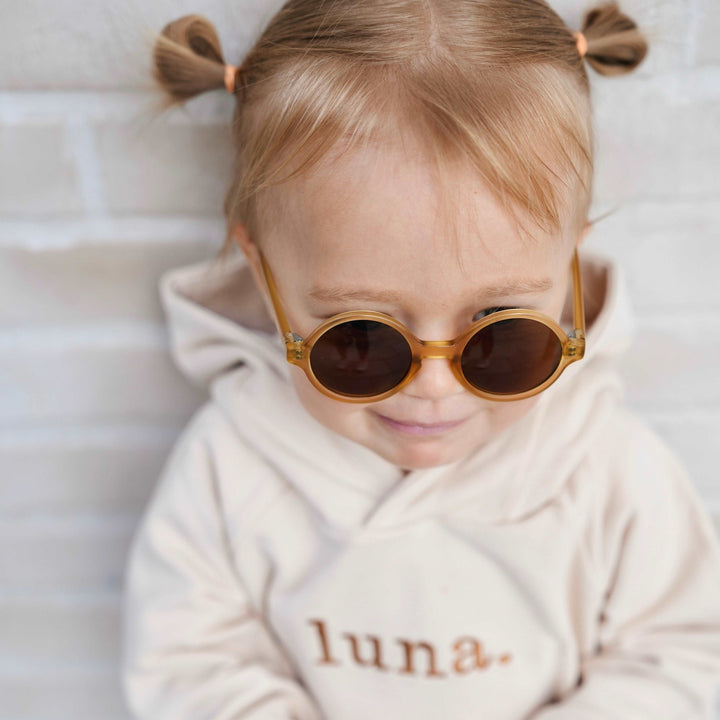 Oatmeal JBØRN Organic Cotton Baby Teddy Ears Hoodie & Joggers Set | Personalisable by Just Børn sold by Just Børn