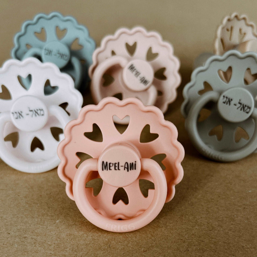Clumsy Hans FRIGG Fairytale Rubber Latex Pacifiers | Personalised by FRIGG sold by Just Børn