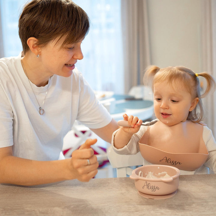 JBØRN Stainless Steel Cutlery Set - Personalisable Baby Products Sold and Personalised by JustBørn