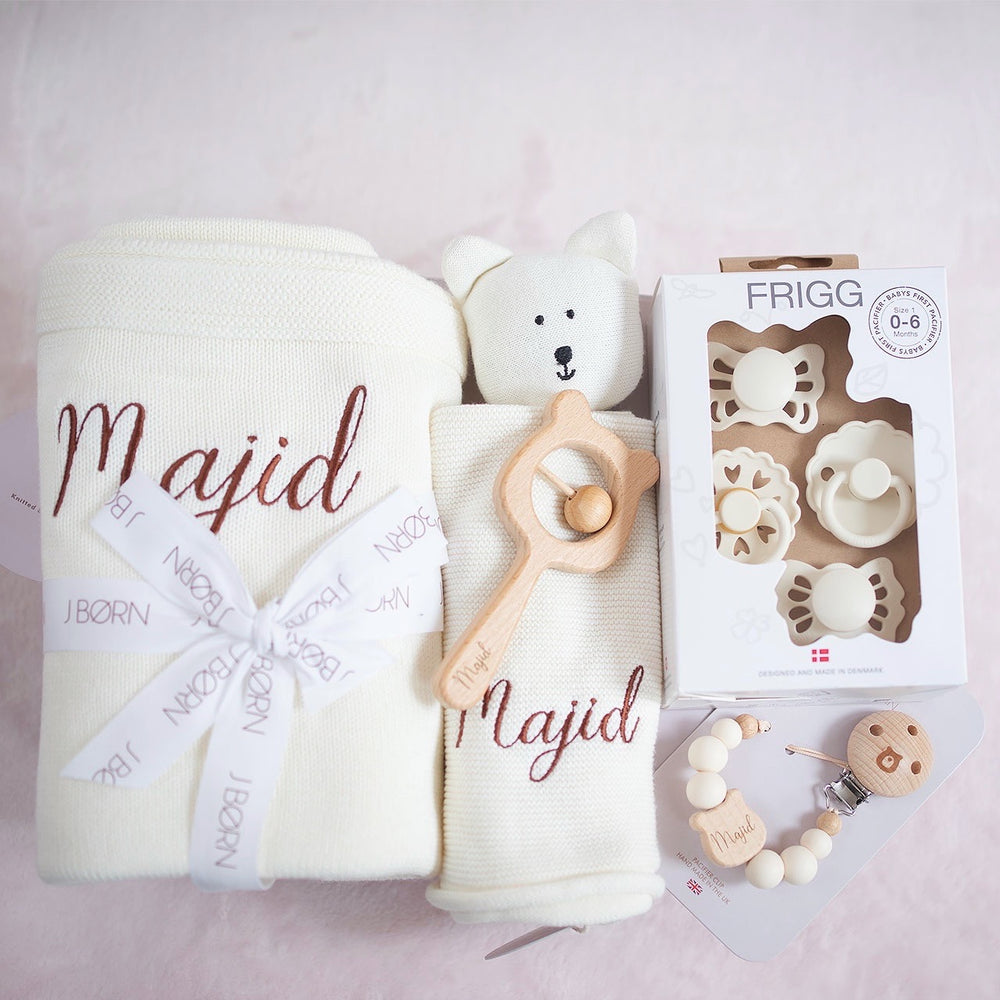 Ivory JBØRN Luxury Newborn Gift Box Bundle by Just Børn sold by Just Børn