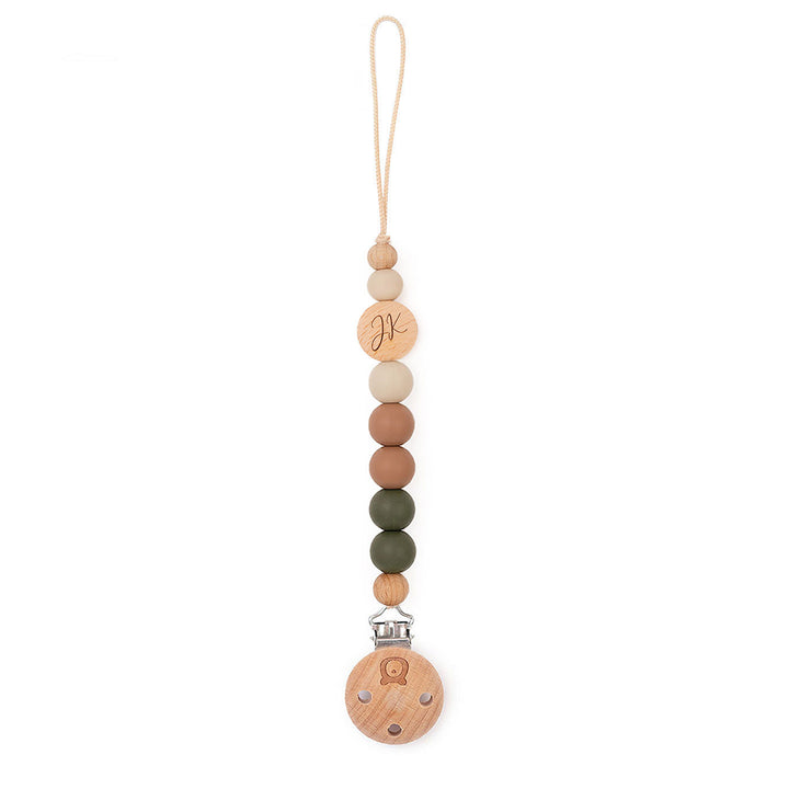 Acorn JBØRN Colour Block Pacifier Clip by Just Børn sold by Just Børn