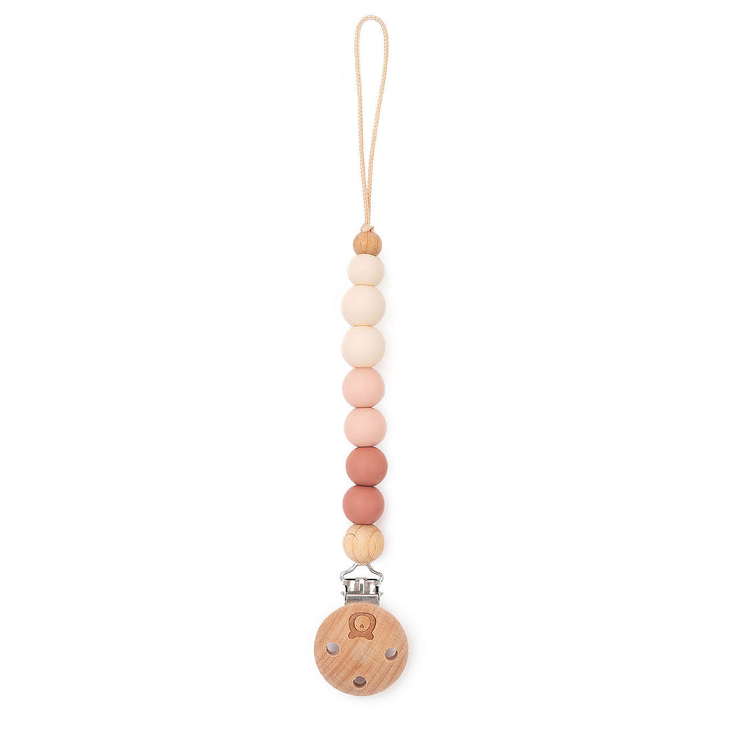 Woodchuck & Blush JBØRN Colour Block Pacifier Clip by Just Børn sold by Just Børn